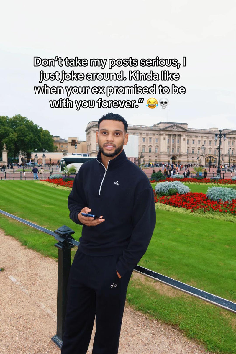 Anthony outside Buckingham Palace